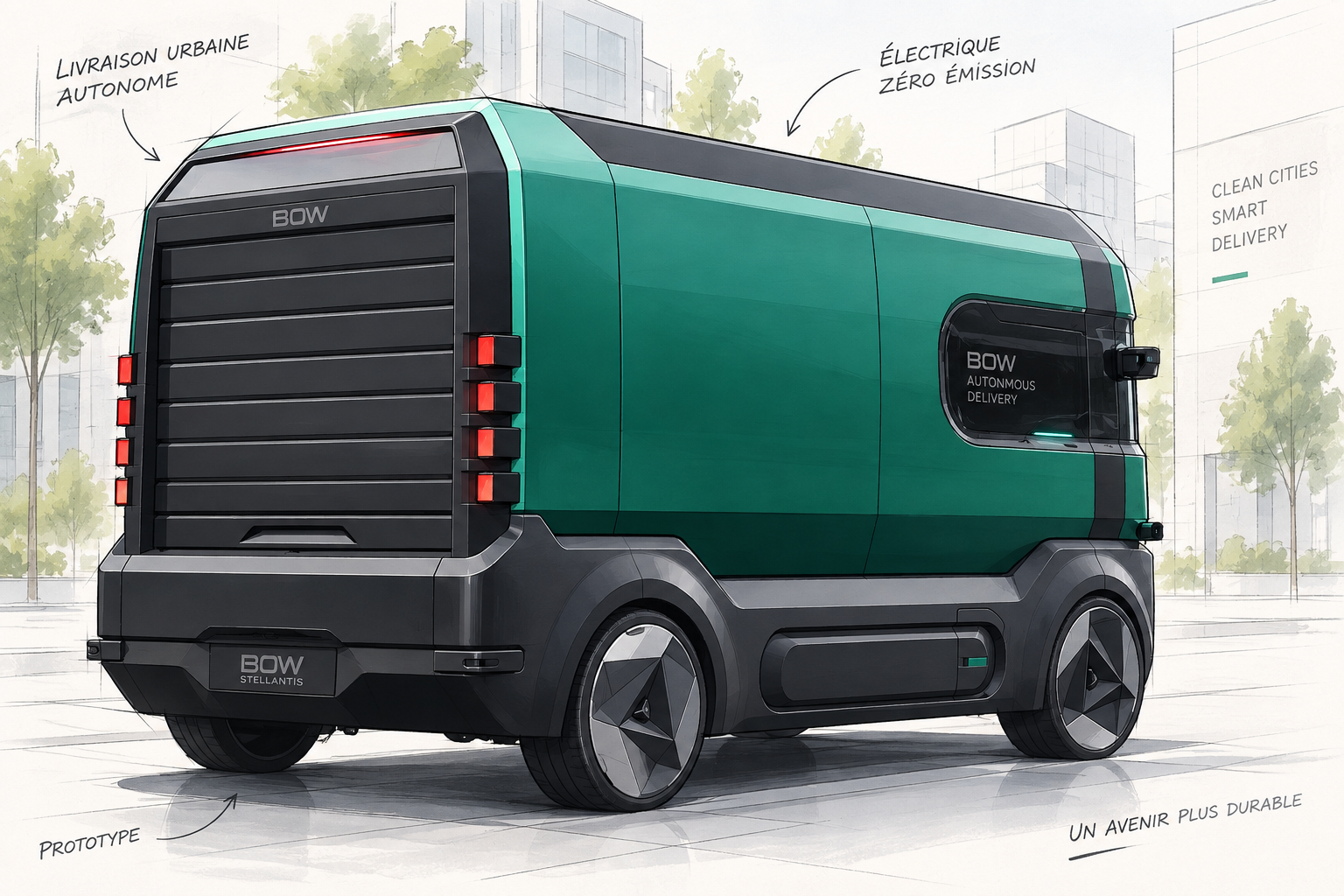 Europe : Stellantis prépare un véhicule autonome dédié à la livraison urbaine